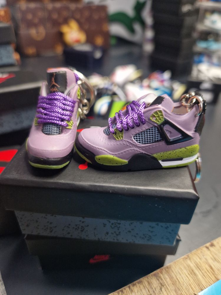 Jordan 4 Miniature Sneaker Keychains