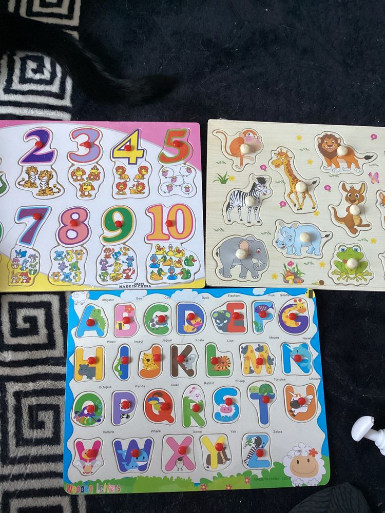 Children'S Educational Puzzle Boards