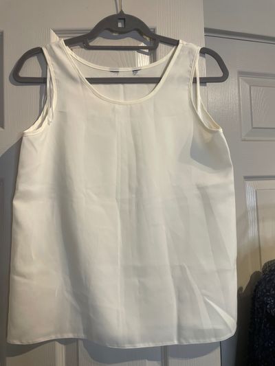 White Sleeveless Top