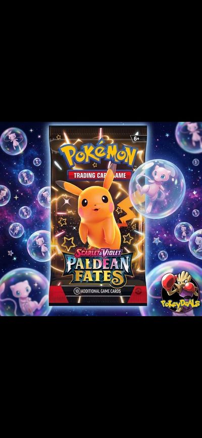 Pokemon Scarlet & Violet Paldean Fates Trading Card Game Booster Pack