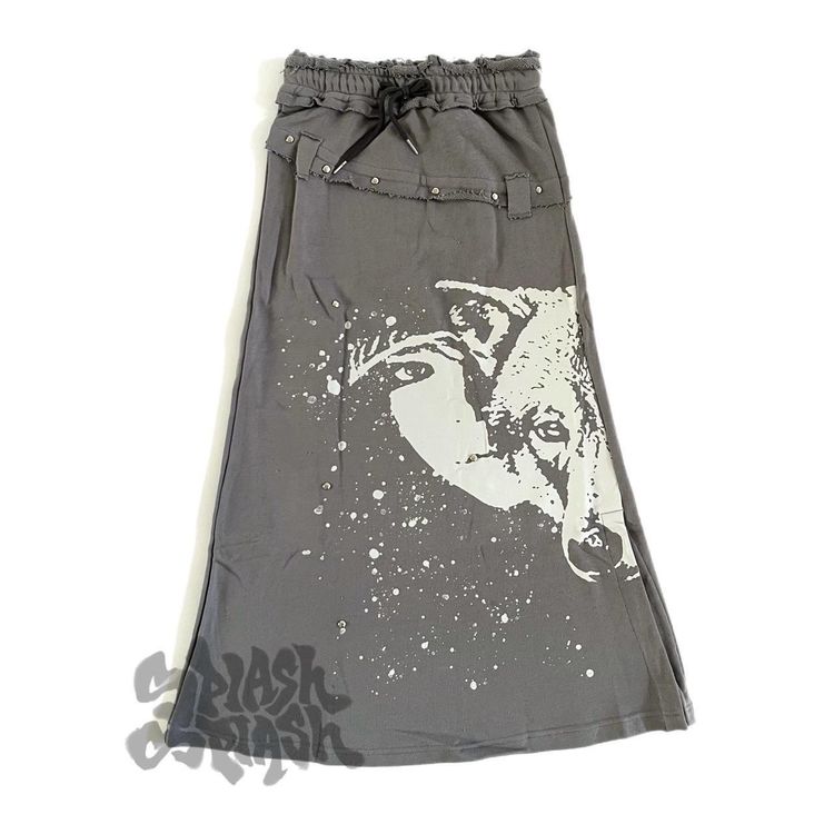 Other Double Punch Girl & Wolf Maxi Skirt product image