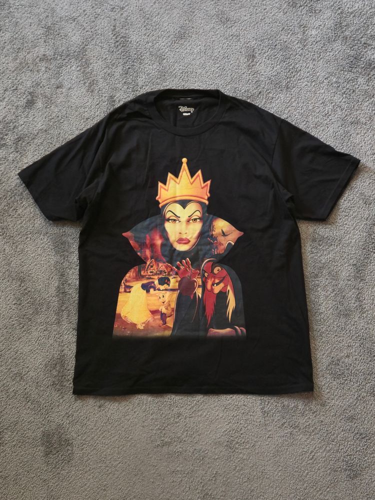 Disney Black T-Shirt With Evil Queen Graphic