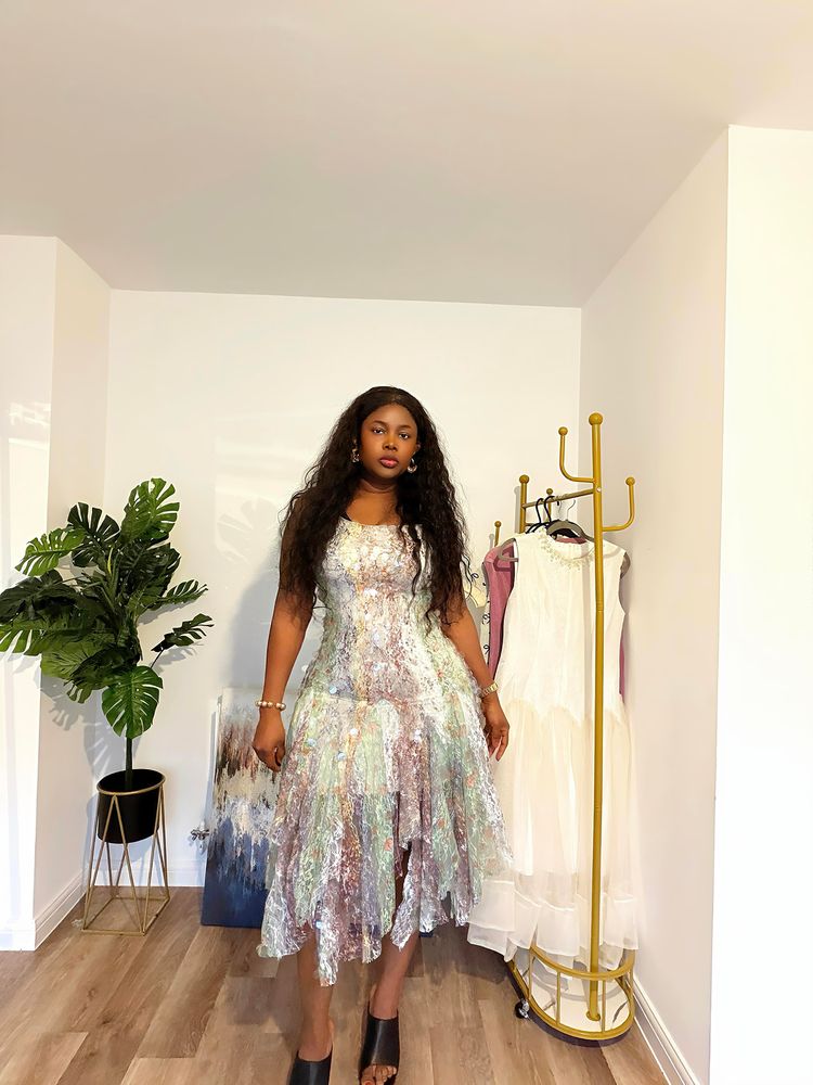 Iridescent Sleeveless Dress