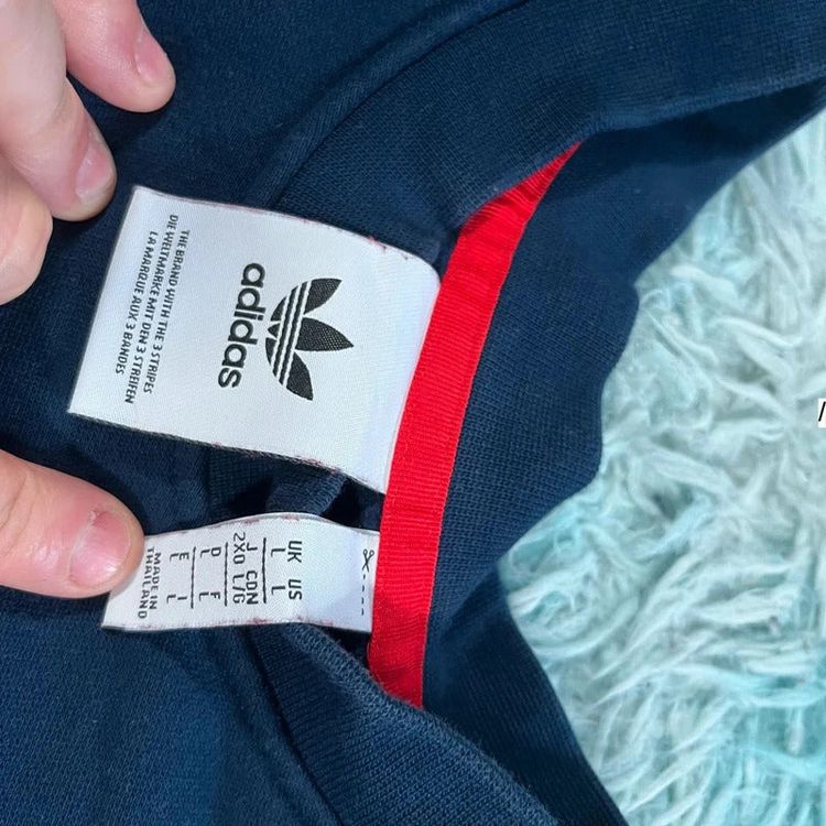Immagine di Navy & Red Arsenal Adidas Retro Sweatshirt - Large 3