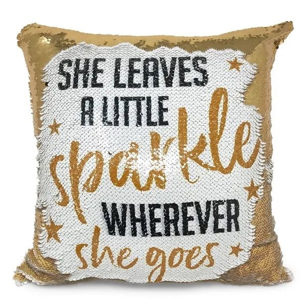 Personalized 40x40cm Magic Sequin Cushion | Reveal Your Custom Photo & Sparkle (P1002) 3