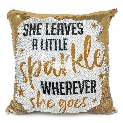 Personalized 40x40cm Magic Sequin Cushion | Reveal Your Custom Photo & Sparkle (P1002) 3