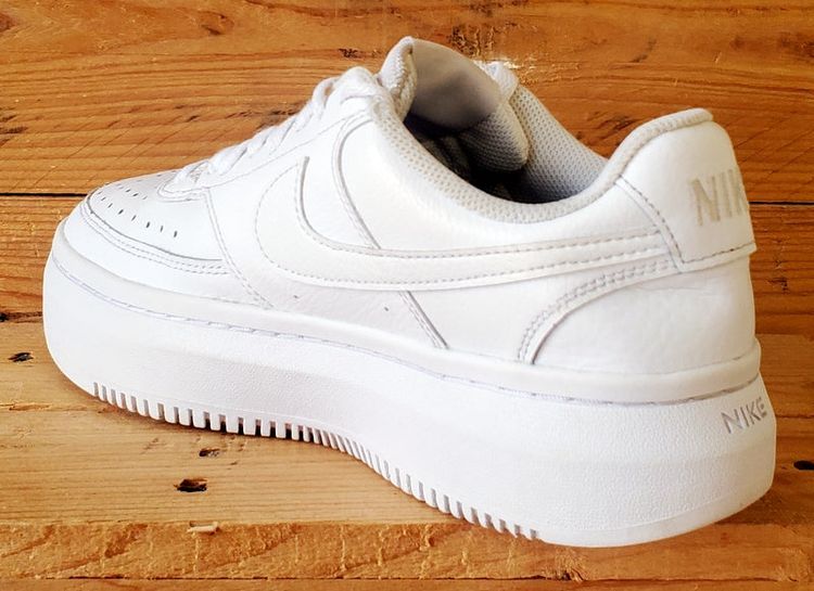 Nike Court Vison Alta Leather Trainers UK7.5/US10/EU42 DM0113-100 Triple White image 7