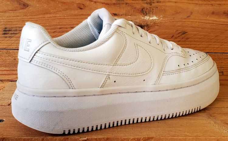 Nike Court Vison Alta Leather Trainers UK7.5/US10/EU42 DM0113-100 Triple White image 6