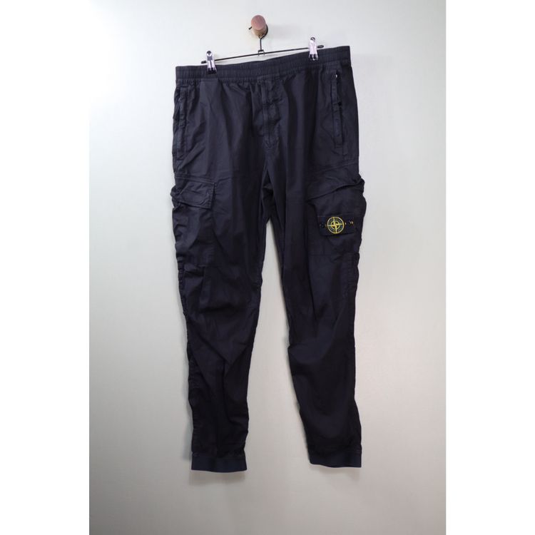 Stone Island Black RE-T Cargo Bottoms