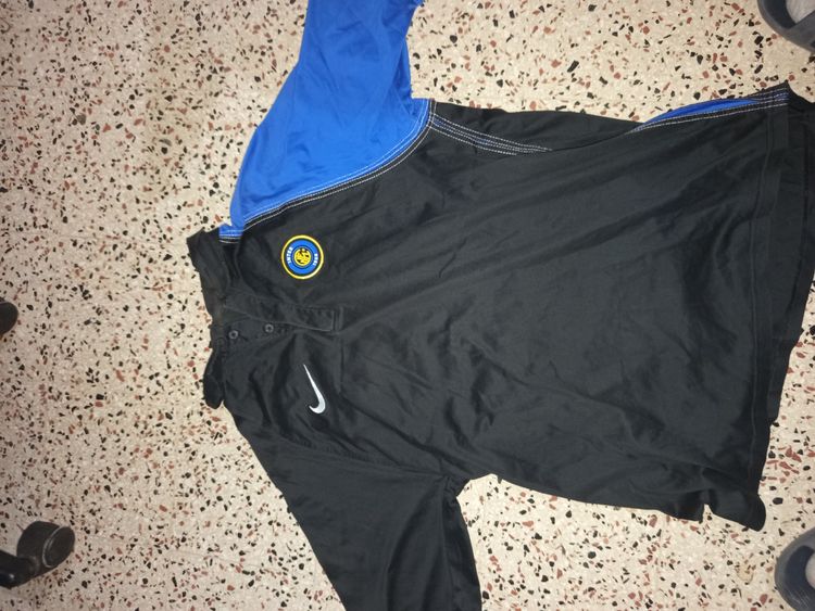 Nike Black And Blue Sports Polo Shirt