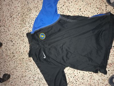 Nike Black And Blue Sports Polo Shirt