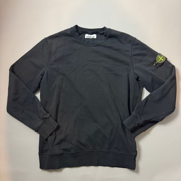 Immagine di Stone Island Black Cotton Sweatshirt - XL 1