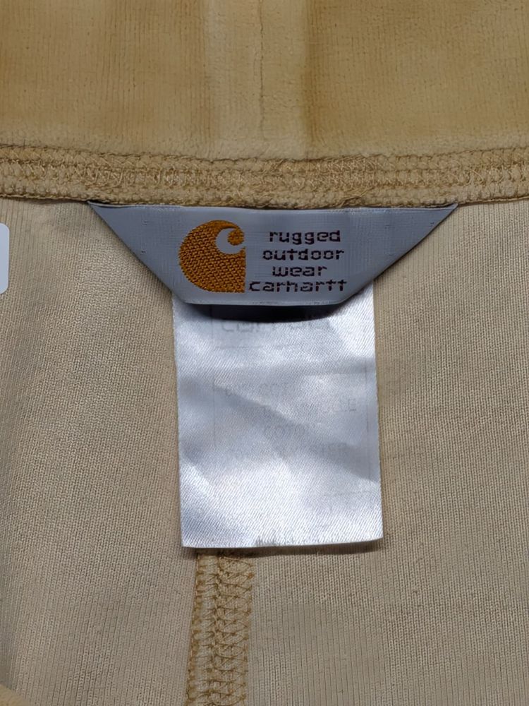 Carhartt Beige Pants Drawstring Casual Streetwear imagen 2