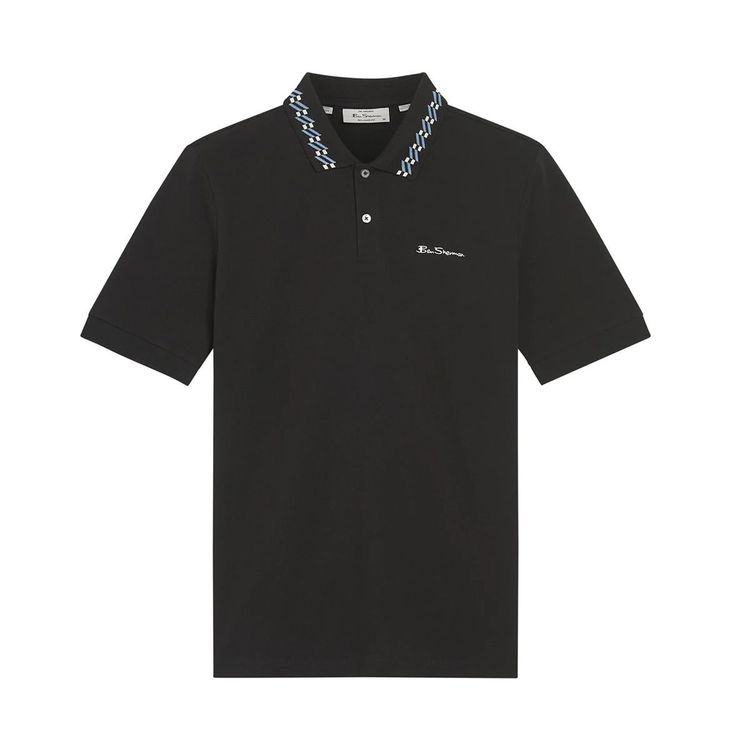 Collar Interest Pique Polo Shirt For Men