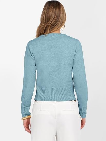 Light Blue Knitted Sweater image 4