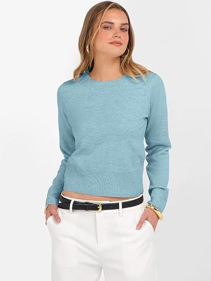 Light Blue Knitted Sweater image 3