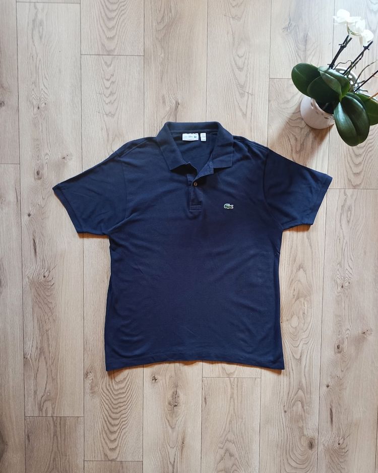 Lacoste Classic Fit Polo Granatowe XL krokodyl pique image 1