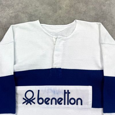 Vintage Benetton rugby top 6