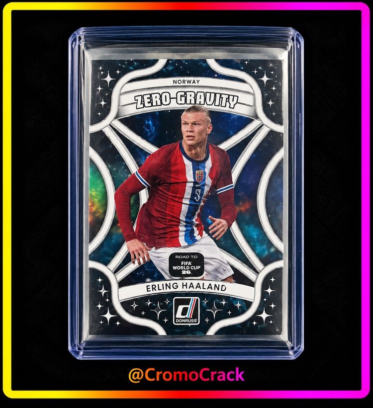  Erling Haaland  Zero-Gravity Plata Panini Donruss Road To World Cup 2026
