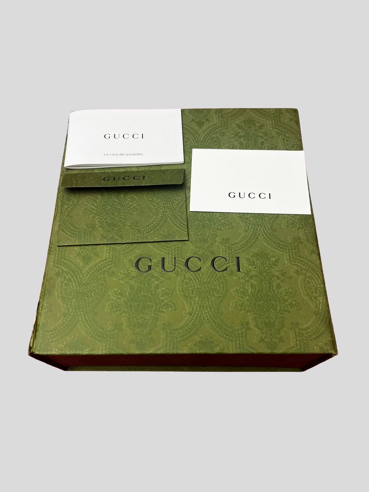 Gucci Leather Belt rectangle buckle size 85-34 6