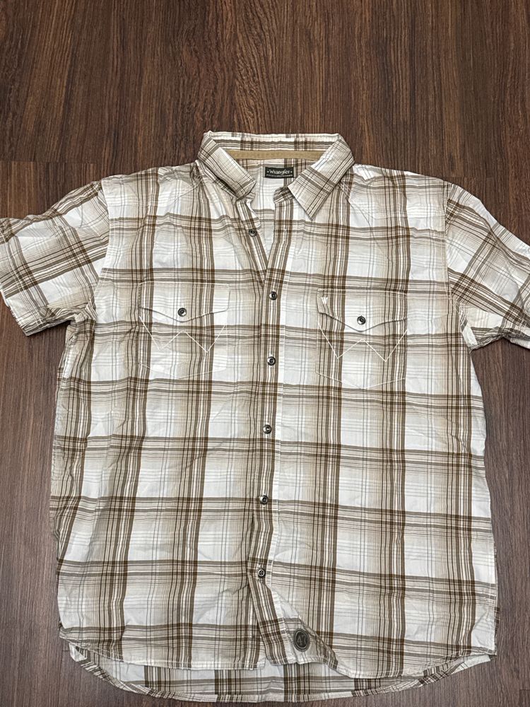 Wrangler Short Sleeve Plaid Shirt
