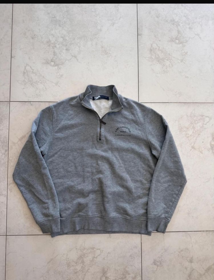 Gap Grey Quarter-Zip Sweatshirt