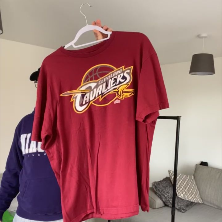 Majestic Athletic Cleveland Cavaliers NBA Burgundy T-Shirt product image