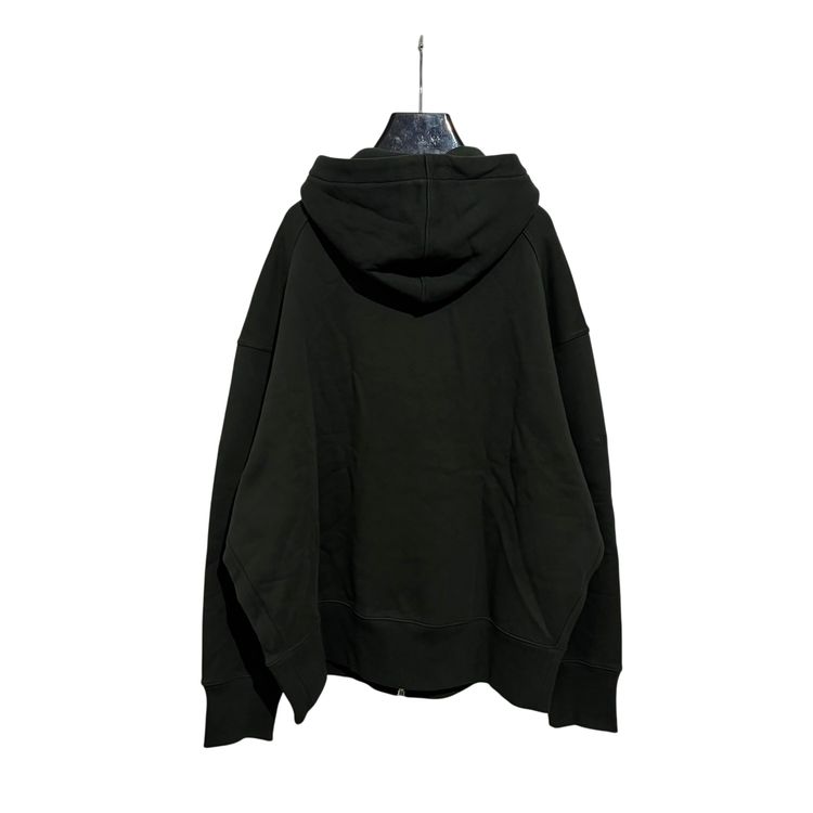Givenchy 1 of 1 Green Embroidered Sleeve Logo Oversized Zip Hoodie image 5