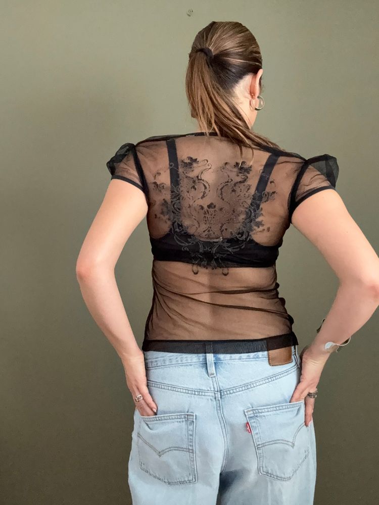 Miss Sixty Mesh Back Top (M) 5