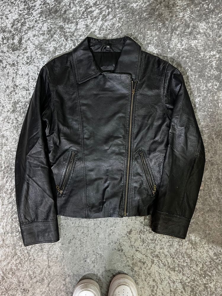 Black Leather Biker Jacket