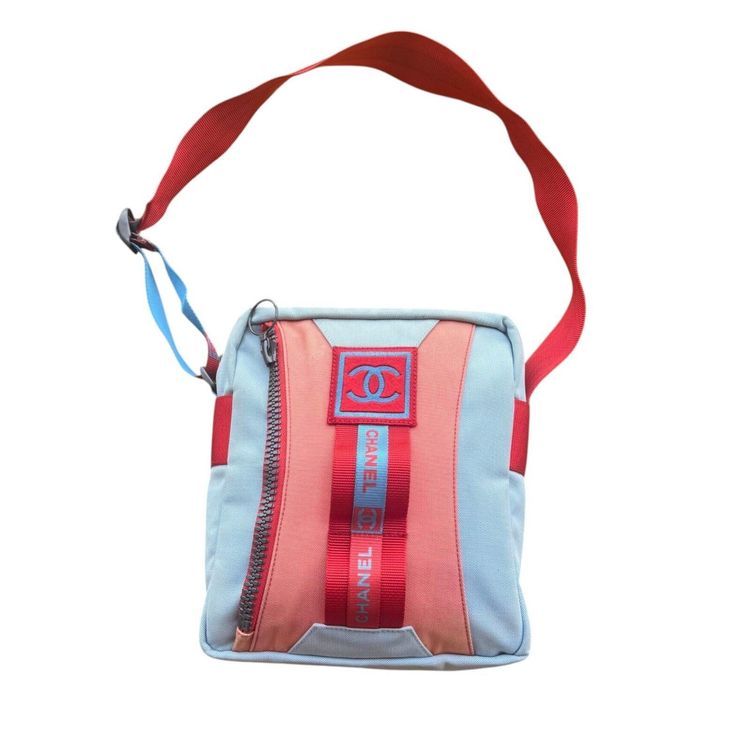 Chanel Chanel Sports Line Light blue  Coral 2002 Crossbody Bag product image