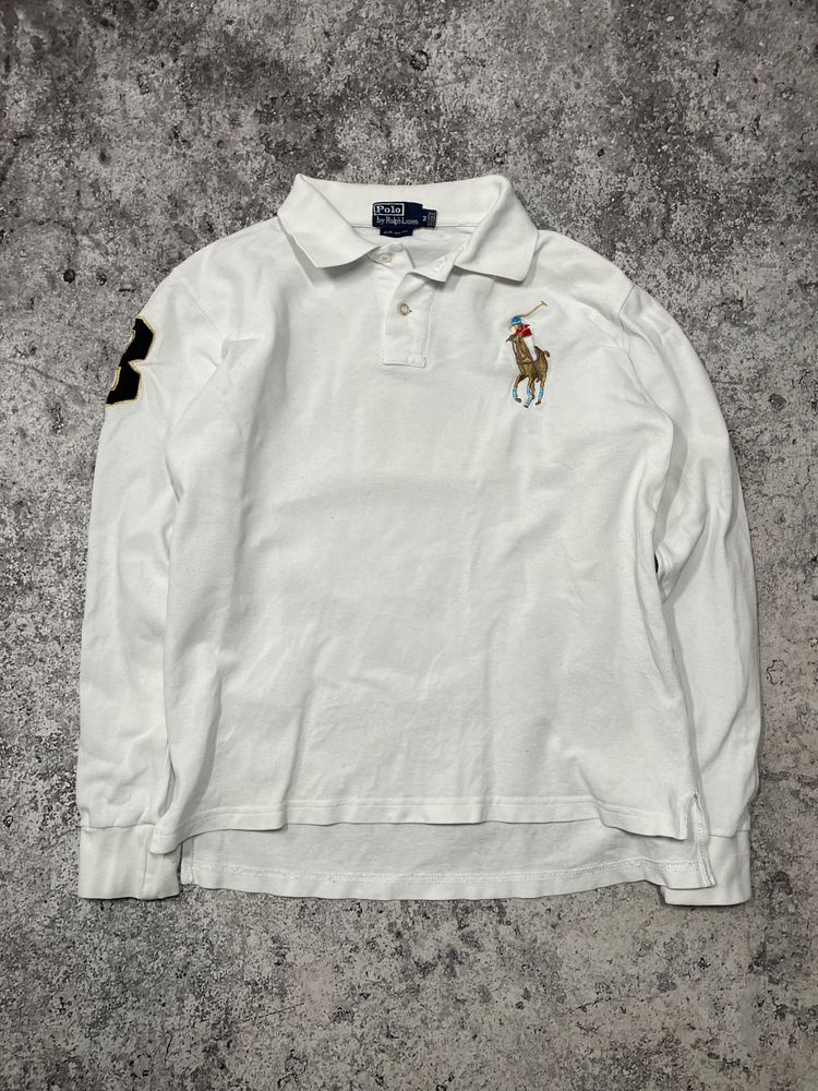 Polo Ralph Lauren White Long Sleeve Polo Shirt