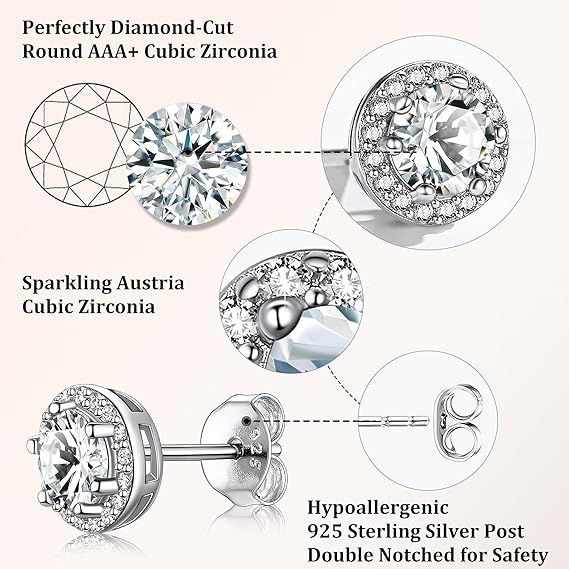 Birthstone Stud Earrings 4