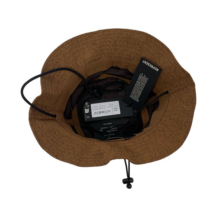 Represent Bucket Hat 247 Contour Rust Hat 6