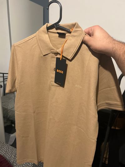 Boss Beige Polo Shirt