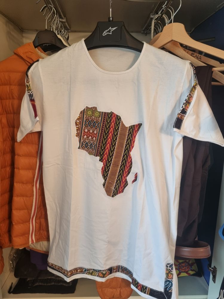 Other White T-Shirt With Africa Map Print product image