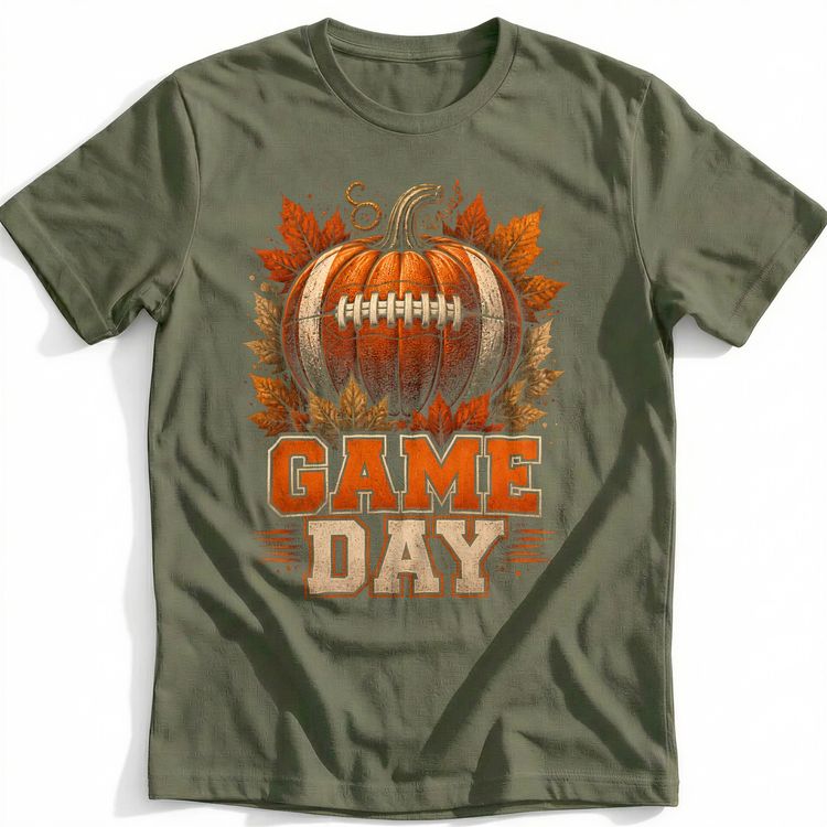 Football Pumpkin Game Day T-Shirt EU 4