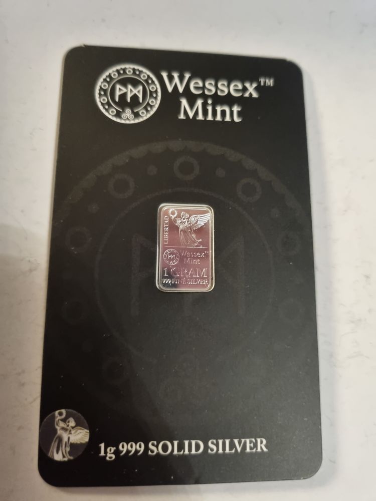 Libertad wessex Mint 1G 999 Solid Silver Bar