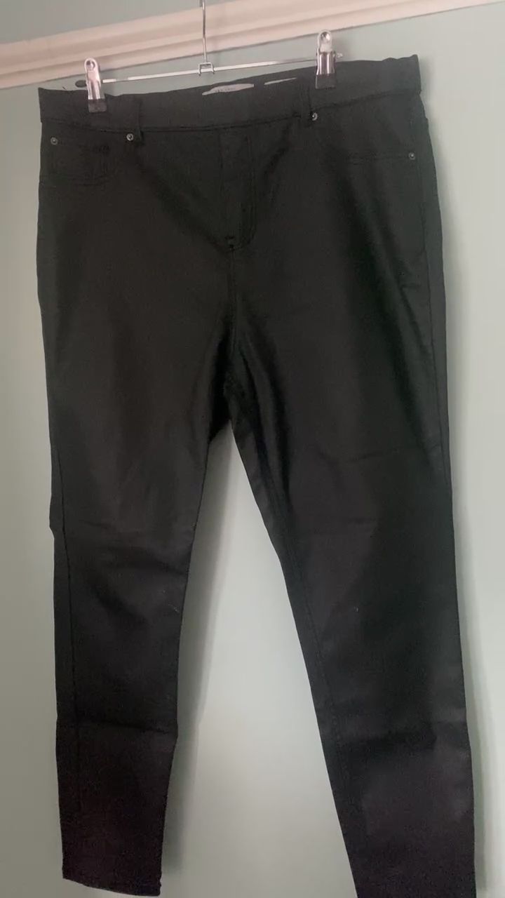 Immagine di New Look Emily Leather Look Leggings 1