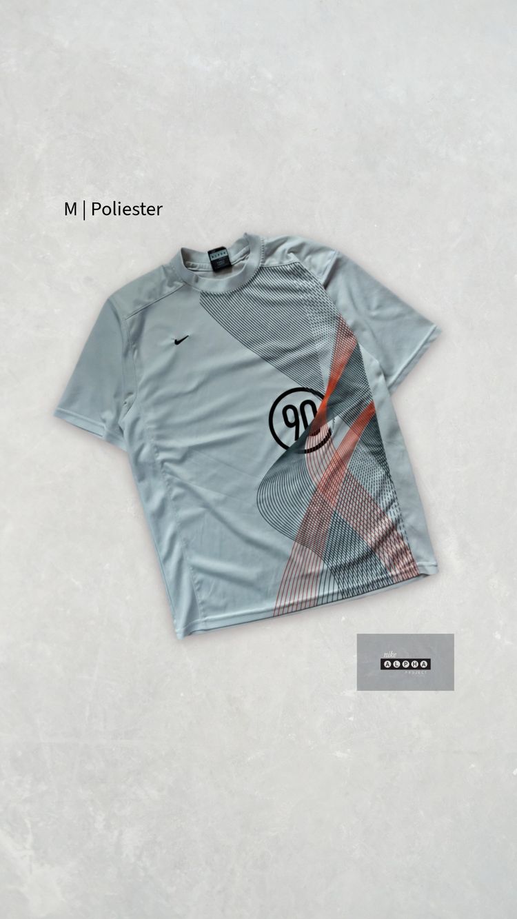 Nike ALPHA project vintage Grey Sports T-Shirt With Graphic Design