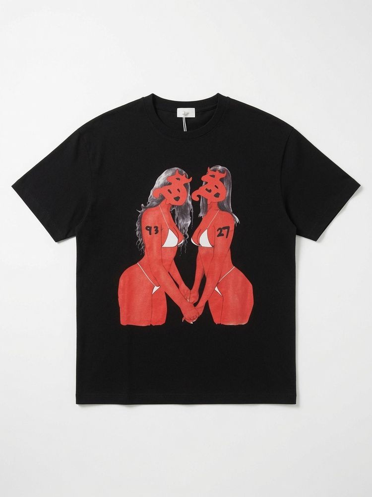 Black Graphic T-Shirt