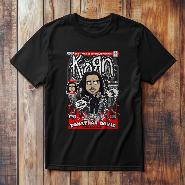 Jonathan Davis KoRn t-shirt - Rock On image 4