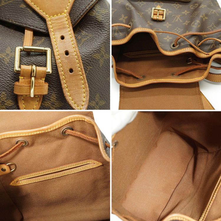 Louis Vuitton Vintage Cloth Backpack Montsouris image 7