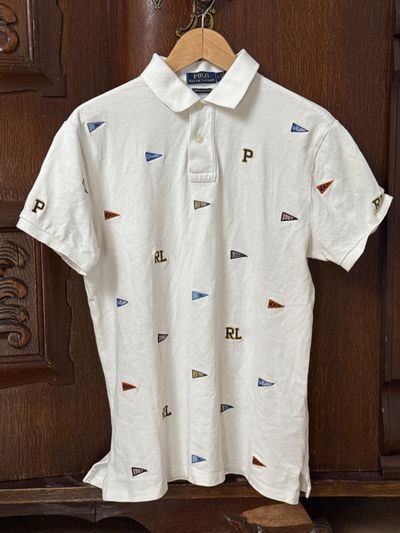 Ralph Lauren White Polo T-Shirt rozmiar M