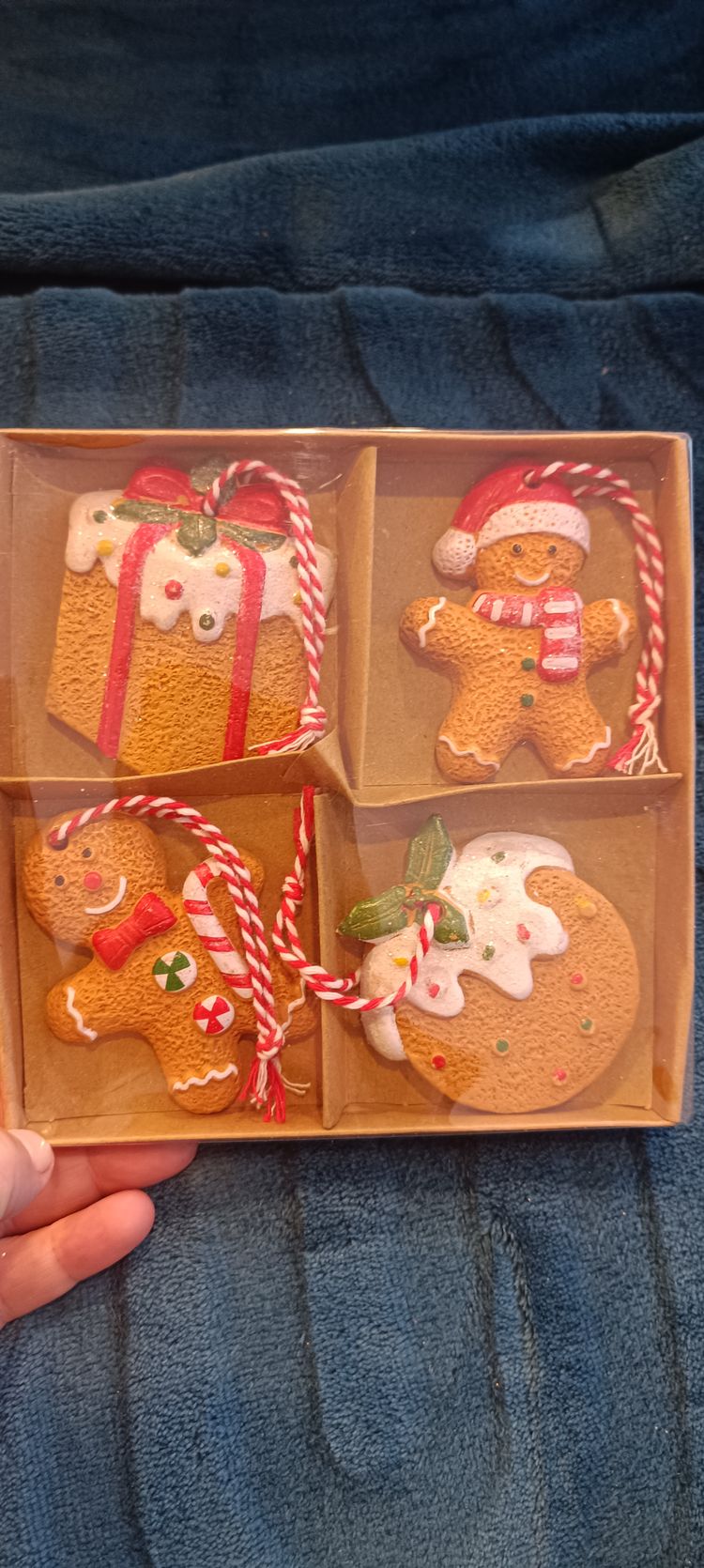 Immagine di Nr 86 Christmas Gingerbread Cookie Ornaments Set 1