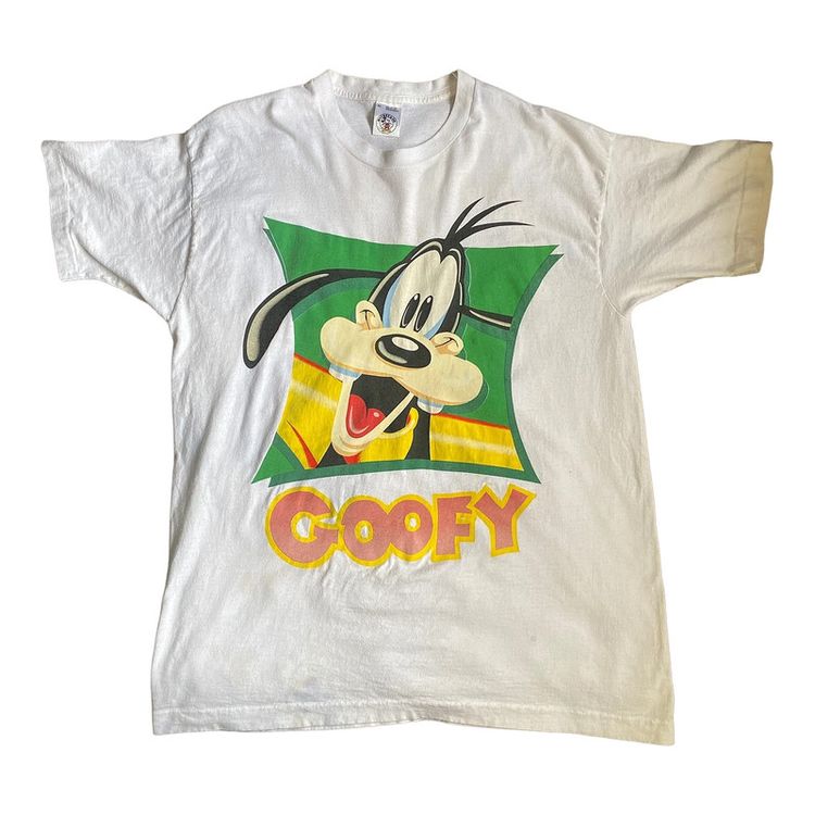 Vintage 90s Goofy Big Print Single stitch