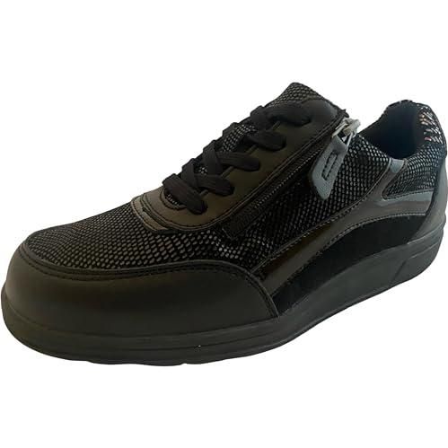 Miss Shoes 5 Eye Side Zip Flats imagen 4
