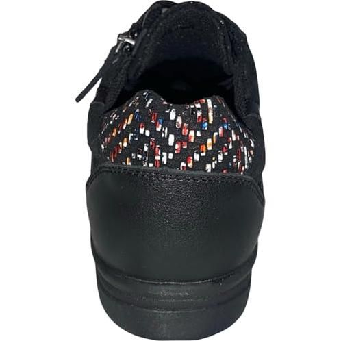 Miss Shoes 5 Eye Side Zip Flats imagen 7