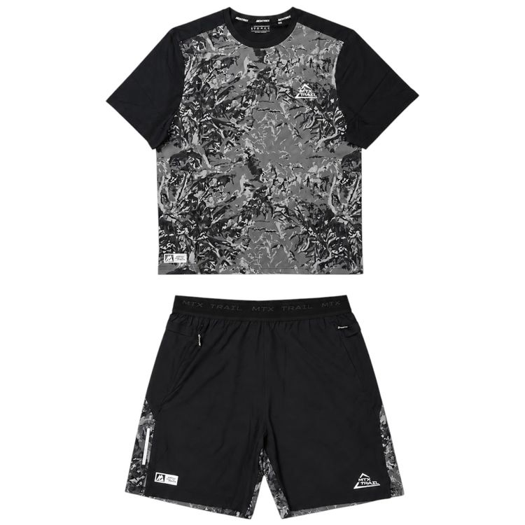 Montirex Triax Trail T-Shirt/Shorts Set Black