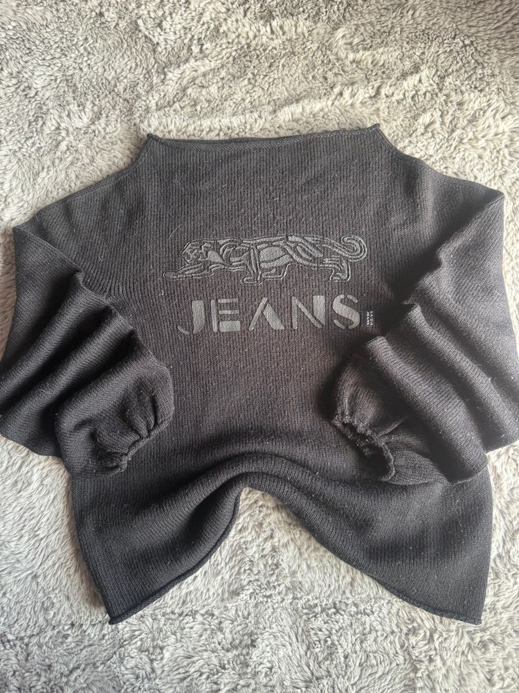 Armani Jeans Black Knit Sweater